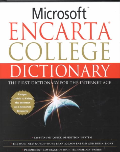 Microsoft Encarta College Dictionary: The First Dictionary For The Internet Age cover