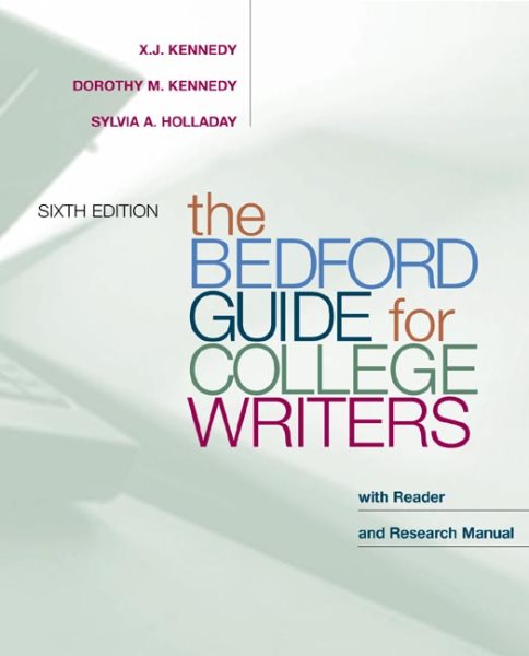 The Bedford Guide for College Writers with Reader and Research Manual cover