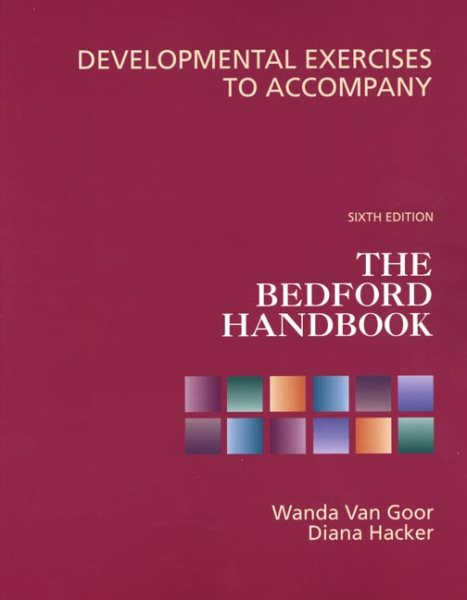 Developmental Exercises to Accompany The Bedford Handbook cover