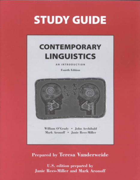 Contemporary Linguistics: An Introduction (Study Guide)