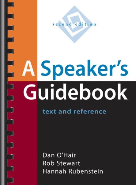 A Speaker's Guidebook: Text and Reference cover