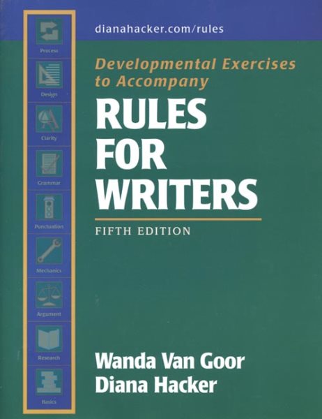 Developmental Exercises to Accompany Rules for Writers cover