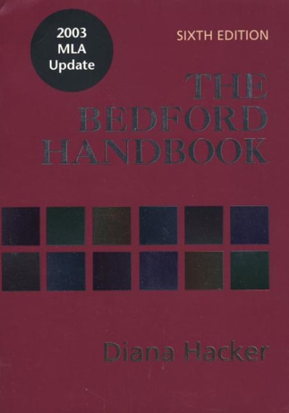 The Bedford Handbook: With 2003 MLA Update cover