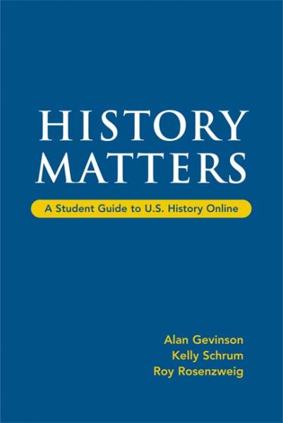 History Matters: A Student Guide to U.S. History Online cover