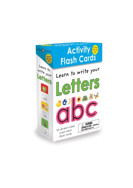 Wipe Clean Flash Cards ABC (Wipe Clean Activity Flash Cards)26 cards