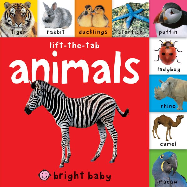 Bright Baby Lift-the-Tab: Animals cover