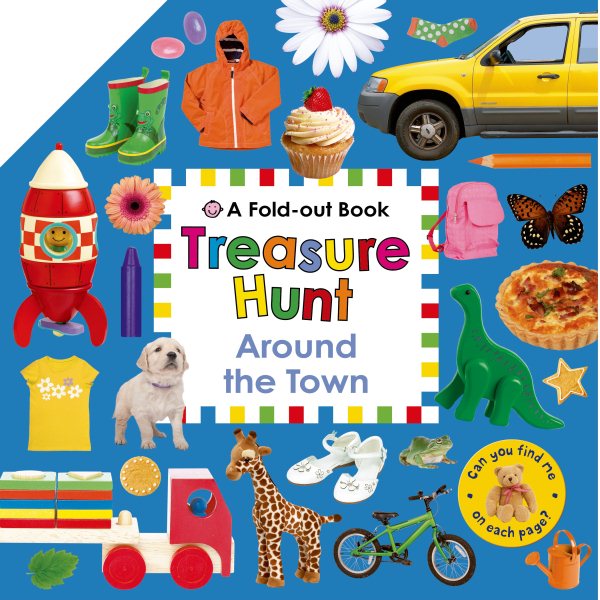 Treasure Hunt: Around the Town: A Fold-Out Book cover