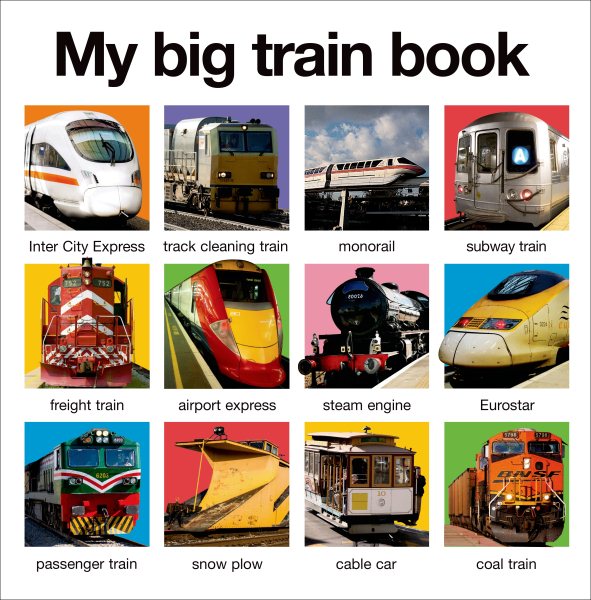 My Big Train Book (My Big Board Books) cover