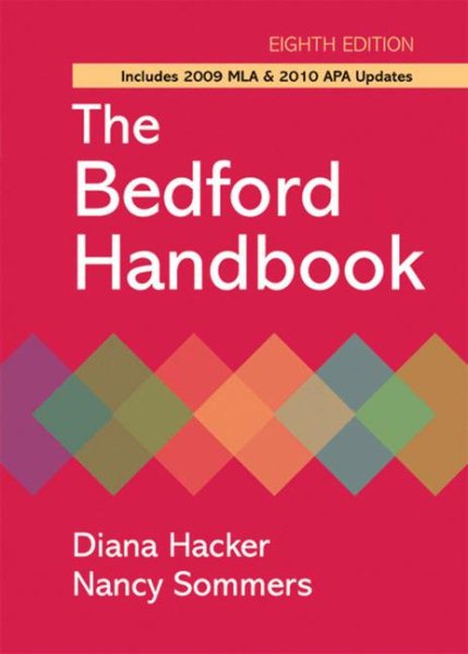 The Bedford Handbook with 2009 MLA and 2010 APA Updates, Eighth Edition cover