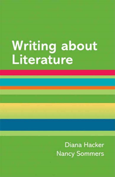 Writing about Literature: A Hacker Handbooks Supplement cover