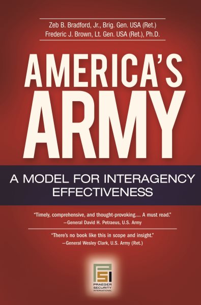America's Army: A Model for Interagency Effectiveness (Praeger Security International) cover