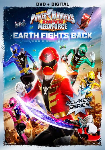 Power Rangers Super Megaforce: Earth Fights Back [DVD + Digital] cover