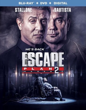 Escape Plan 2: Hades (Blu-Ray + DVD + Digital) cover