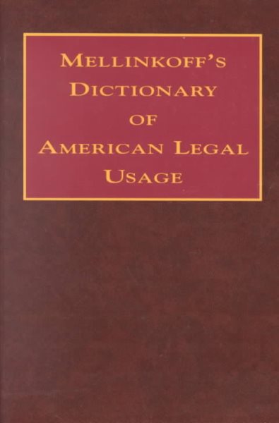 Dictionary of American Legal Usage cover