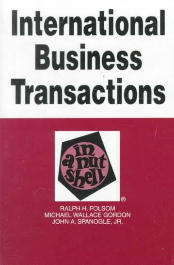 International Business Transactions (Nutshell Series) cover