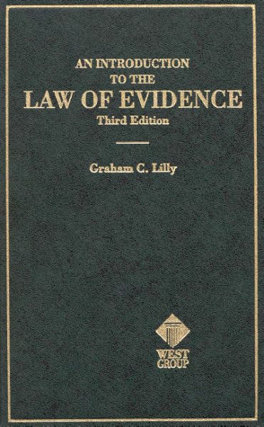 An Introduction to the Law of Evidence (Hornbooks) cover