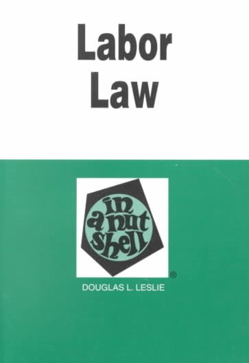Labor Law: In a Nutshell cover