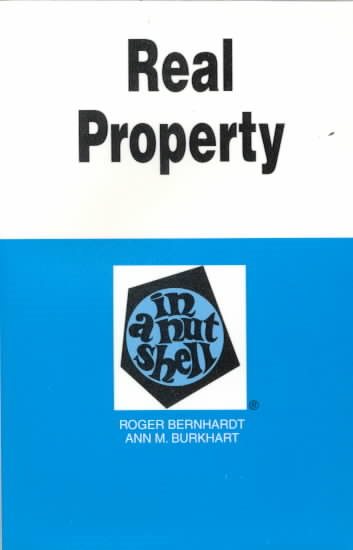 Real Property in a Nutshell (Nutshell Series) cover