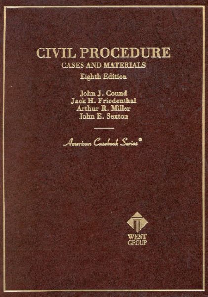 Civil Procedure: Cases and Materials (American Casebook Series) cover
