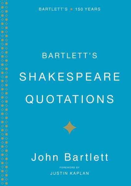 Bartlett's Shakespeare Quotations cover