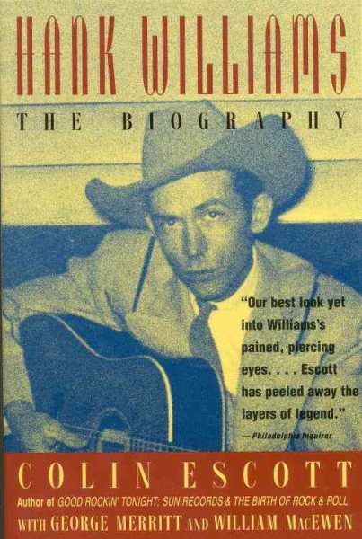 Hank Williams: The Biography cover