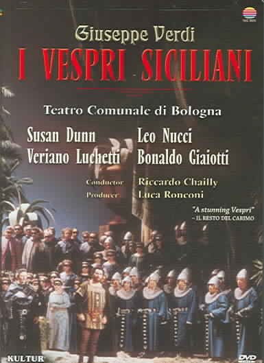 Verdi - I Vespri Siciliani / Dunn, Luchetti, Giaiotti, Nucci, Chailly, Bologna Opera cover