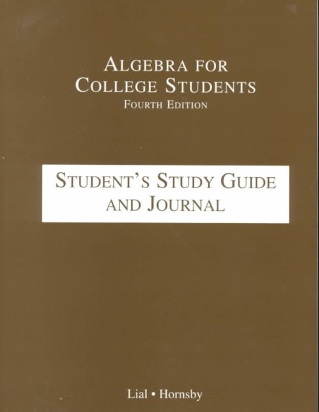 Algebra for Students