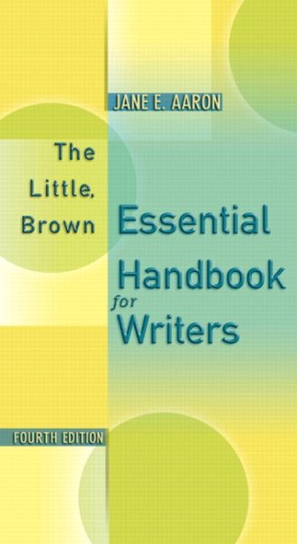 The Little, Brown Essential Handbook for Writers (4th Edition) cover