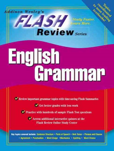 Flash Review for Introduction to English Grammar cover