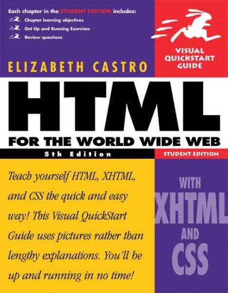 HTML for the World Wide Web, Fifth Student Edition, with XHTML and CSS cover