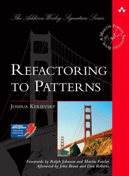 Refactoring to Patterns cover