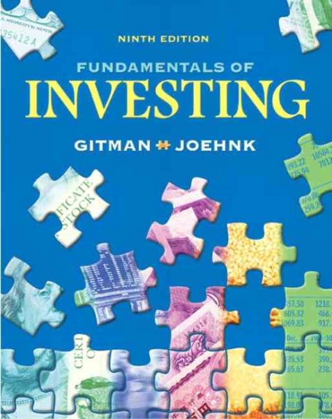 Fundamentals of Investing (9th Edition)