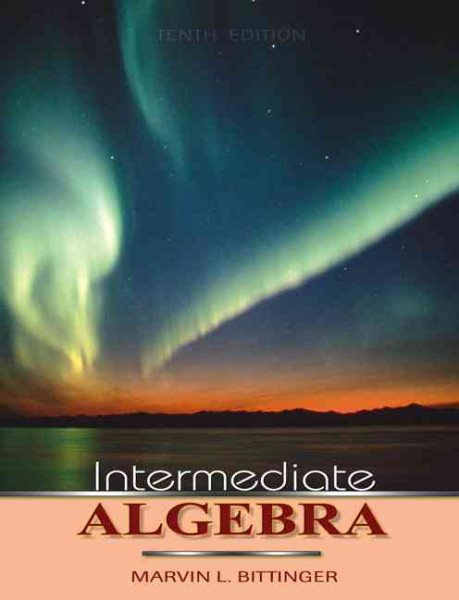 Intermediate Algebra (Bittinger Developmental Mathematics Series) cover