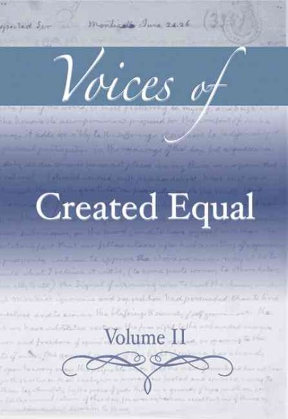 Voices of Created Equal, Volume II