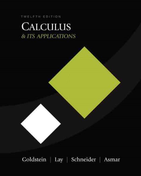Calculus and Its Applications (12th Edition)
