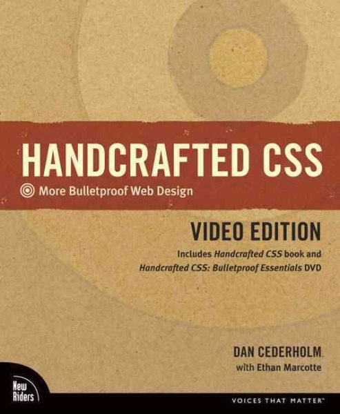 Handcrafted CSS: More Bulletproof Web Design: Video Edition cover