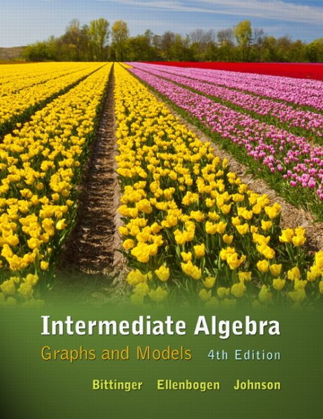 Intermediate Algebra: Graphs and Models cover