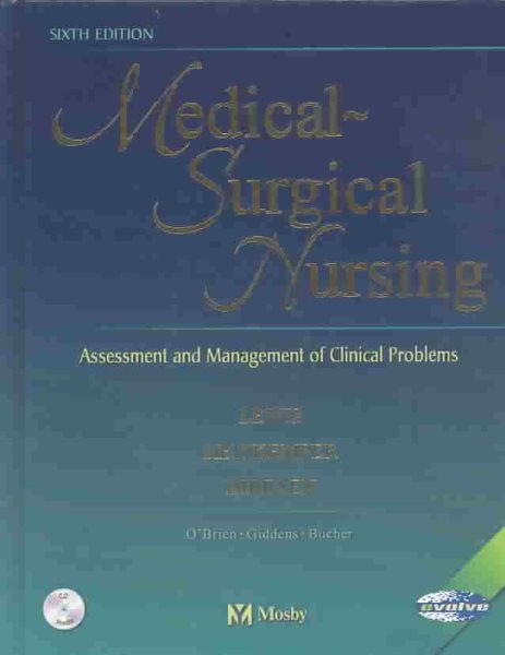 Medical-Surgical Nursing: Assessment and Management of Clinical Problems, Single Volume (Medical-Surgical Nursing (Lewis) Single Vol) cover