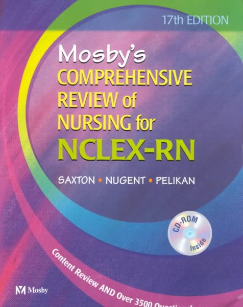 Mosby's Comprehensive Review of Nursing for NCLEX-RN (Book with CD-ROM for Windows & Macintosh) cover