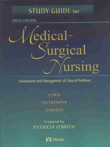 Study Guide for Medical-Surgical Nursing: Assessment and Management of Clinical Problems cover