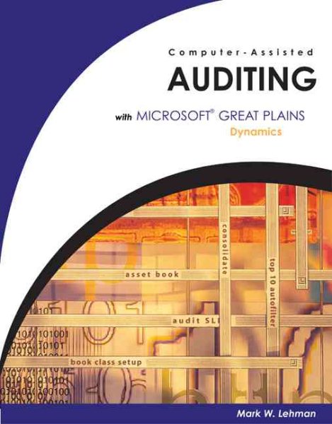 Computer Assisted Auditing with Great Plains Dynamics Revised cover