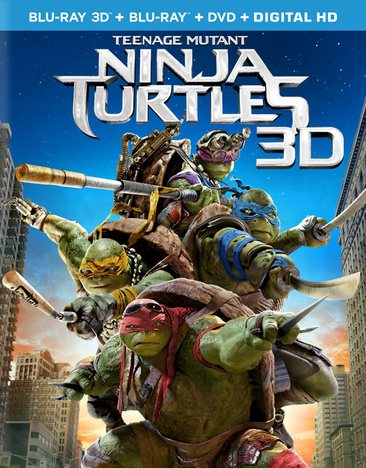 Teenage Mutant Ninja Turtles (2014) [Blu-ray 3D + Blu-ray + DVD + Digital HD] cover