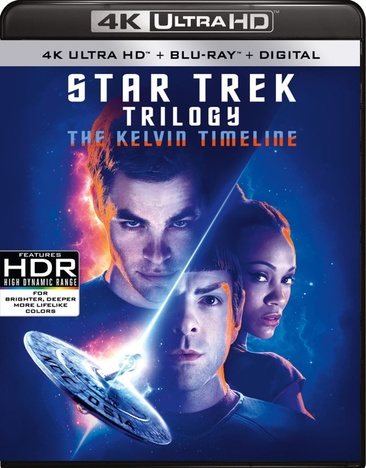 Star Trek Trilogy: The Kelvin Timeline (4k UHD + Blu-ray + Digital) cover