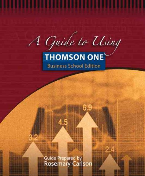 A Guide to Using Thomson ONE - Business School Edition