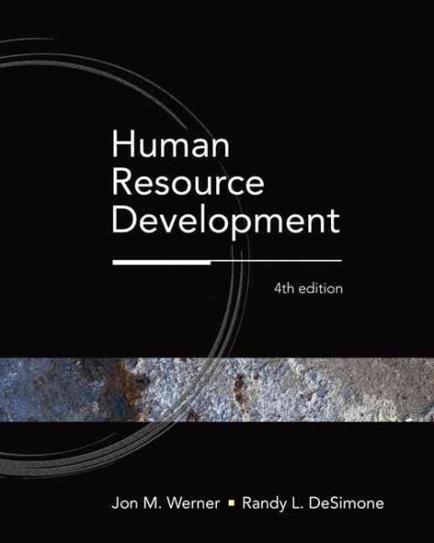 Human Resource Development (Available Titles CengageNOW)