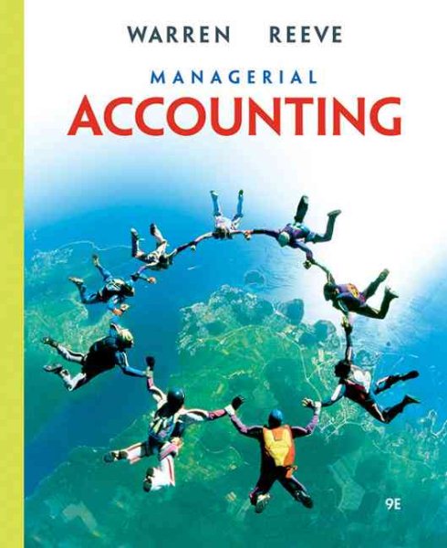 Managerial Accounting (Available Titles CengageNOW)