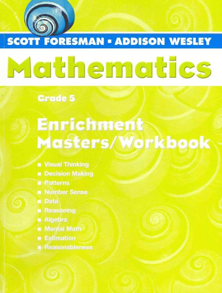 SCOTT FORESMAN MATH 2004 ENRICHMENT MASTERS/WORKBOOK GRADE 5 cover