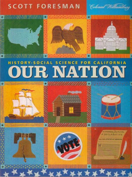 History-Social Science For California Our Nation cover