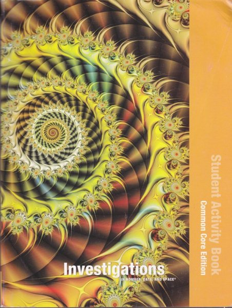 INVESTIGATIONS 2012 COMMON CORE STUDENT ACTIVITY BOOK SINGLE VOLUME ED  GRADE 4
