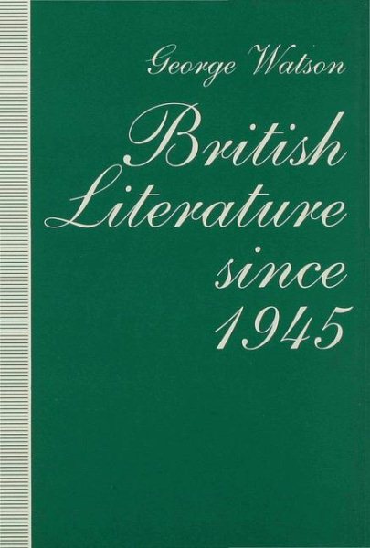 British Literature since 1945 cover